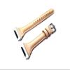 Beige Color Band Compatible with Fitbit Ionic Smart Watch Slim Elegant Soft Leather Strap Bracelet with Quick Release Adapters (3. Gold Color Buckle Adapters) view 4