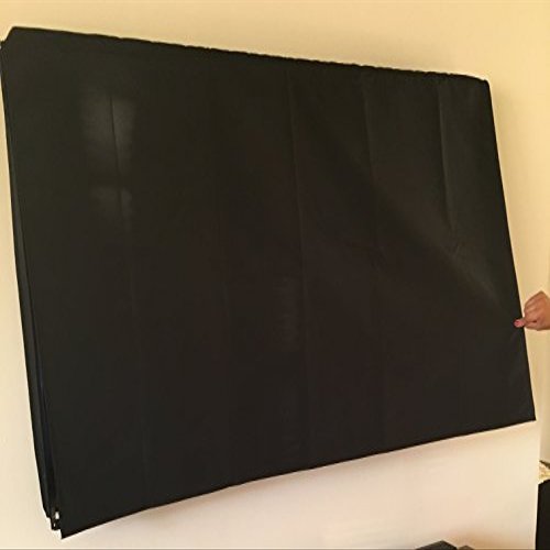 Comp Bind Technology Marine Black Transparent Front TV Cover for Samsung UN75NU6900FXZA 75'' Smart LED 4K TV, Waterproof Cover Ideal for Protecting Your TV by Comp Bind Technology LLC