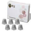 FCS Pack of 6 Click Sleeve for Rexton INOX Click-CIC/ITC. (Closed, Small) view 1