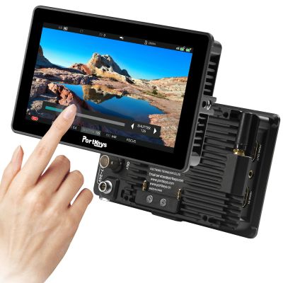 Portkeys BM5IV WR Camera Monitor 5.5" 2000nit Split Screen Field Monitor Aluminum Shell 3G SDI Input/Output Freeze Frame Touch Focus Camera Control for S0NY, CAN0N, RED Komodo, ARR1, PANAS0NIC, NIK0N