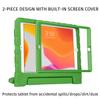 HDE Case for iPad 9th Generation 10.2 inch for Kids with Built-in Screen Protector Shockproof Cover with Handle Stand fits 2021 9th Gen, 2020 8th, 2019 7th Models Green view 3