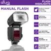 Altura Photo Camera Flash with LCD Display for DSLR & Mirrorless Cameras - External Speedlite Featuring a Standard Hot Shoe, Universal Speedlight for Canon, Sony, Nikon, Panasonic and More view 2