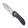 Civivi C907DS Elementum Damascus Linerlock Folding Knife Pocket Folder view 4