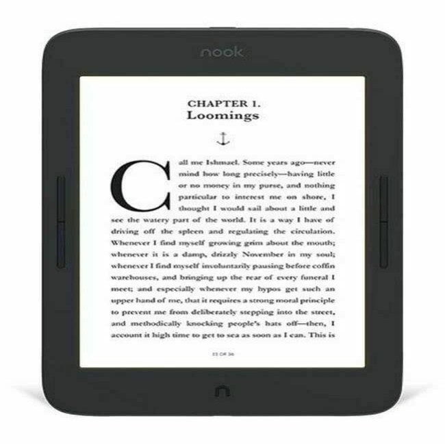Barnes & Noble NOOK GlowLight Plus eReader - 7.8-inch - 8GB BNRV700 Waterproof (Renewed)