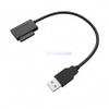 1Pcs USB 2.0 to 7+6 13Pin Slimline SATA Laptop CD/DVD ROM Optical Adapter Cable view 2