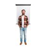 CFS Products Retractable White Photo ID Backdrop for Passport Photos (Wall/Ceiling) view 1