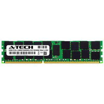 A-Tech 16GB for Intel Xeon E7-4820V4 (DDR3) (1 x 16GB) PC3-12800 (DDR3-1600) ECC Registered RDIMM 240-Pin 2Rx4 1.35V Server Memory RAM
