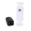 C2G 1-Port USB 2.0 Over Cat6 Wall Plate to Box Extender - up to 150ft view 1