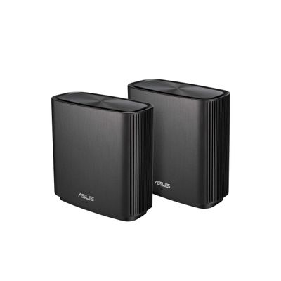 ASUS ZenWiFi AC3000 Tri-Band Mesh WiFi System (CT8 2PK) - Whole Home Coverage up to 5400 sq.ft & 4+ Rooms, AiMesh, Included Lifetime Internet Security, Easy Setup, 3 SSID, Parental Control, Charcoal