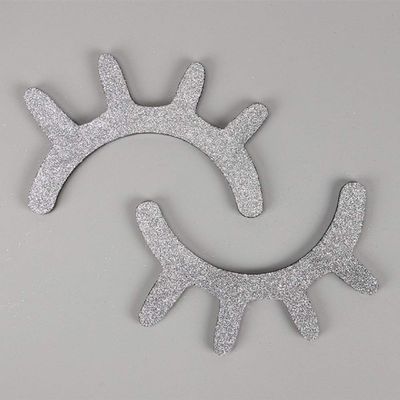 2pcs Sleepy Eyes Wall Decor Nordic Style Cute Wooden 3D Eyelash Wall Stickers Vinyl Decal Kids Nursery Baby Room Bedroom Wall Art, Gift for Baby Shower Christmas, Holiday Room Decoration (Silver)