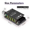 200W Bluetooth 5.0 Power Amplifier 2 Channel Hi-Fi Stereo Audio Amp Home Desktop Car Speaker DC8-24V view 3
