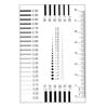 High-Precision Polyester Size Estimation Chart SEC Scratch Measure Defect Compare Stain Test Film Dot Gauge Spot Meter (2120) view 1