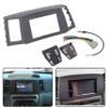 7BLACKSMITHS Double Din Radio Dash Compatible with 2005-2007 Jeep Grand Cherokee Dash Install Radio Kit Navigation Radio Bezel with Wiring Harness Antenna Adapter view 3
