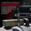 Alpha Defense Round Style Antenna 50 Cal Round Shaped Aluminum Rust Resistant 5.5" Jeep Wrangler + Most Trucks Radio Antenna + Face Shield Alpha Defense Set of 2 (Blue) view 3