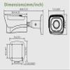 UNISIGHT IP-6BL-F28-PAL 6MP WDR IR Mini Bullet Network Camera with 2.8mm Lens Empower Series view 3