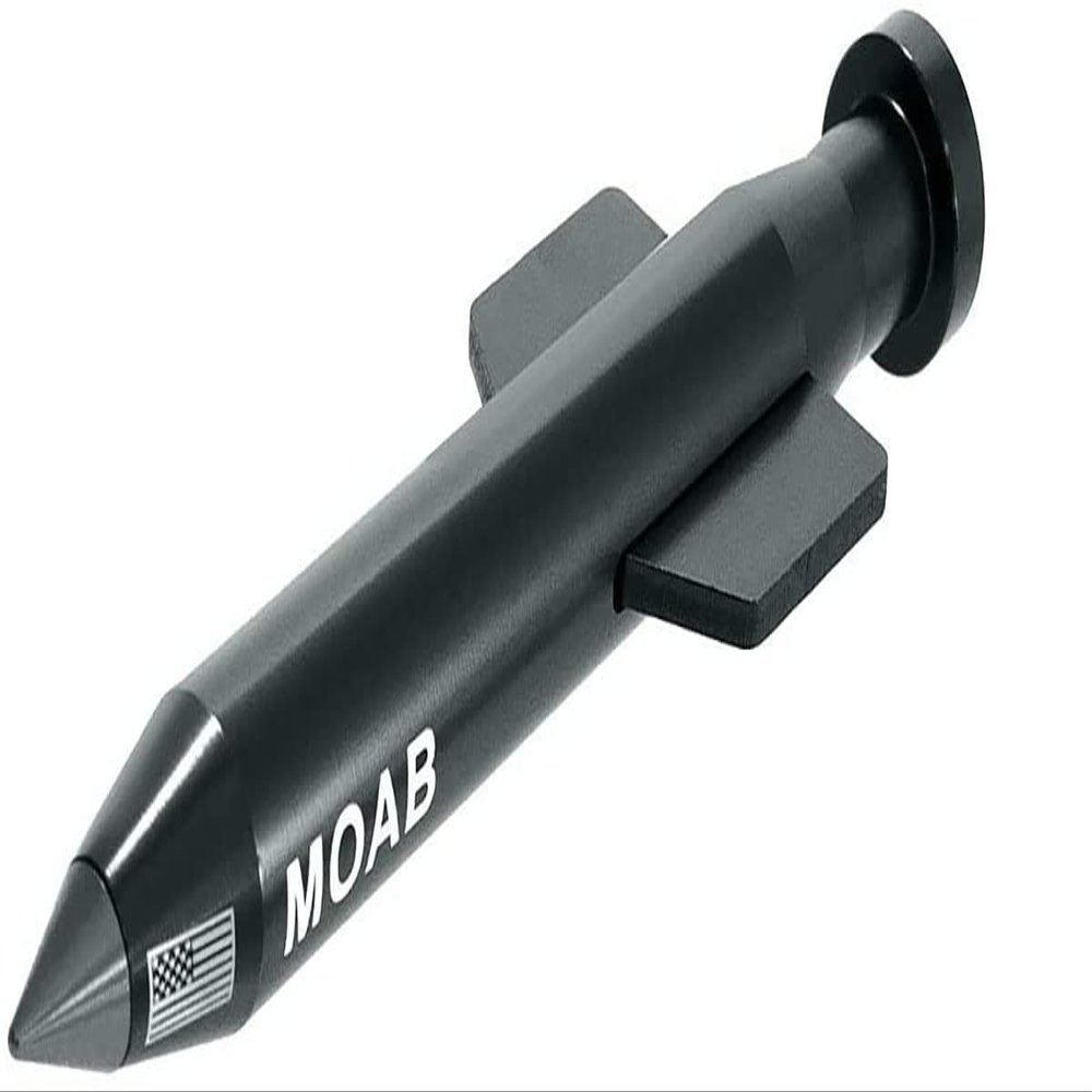 VMS RACING GUNMETAL MOAB ANTENNA in Heavy Gauge CNC Machined Billet Aluminum Short Compatible with Jeep Gladiator JT
