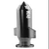 VMS RACING GUNMETAL MOAB ANTENNA in Heavy Gauge CNC Machined Billet Aluminum Short Compatible with Jeep Gladiator JT view 2