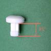 Asia Buy Horizontal Blinds Plastic Bottom Rail Ladder Cord Button Plug 1/2"- White (100) view 2