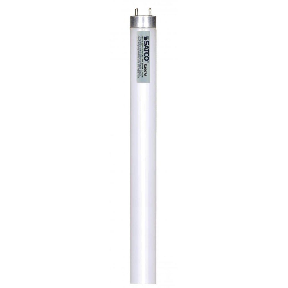 Satco S39978 15W T8 LED; Medium bi-pin Base; SALEABLE in California 25-Pack Replaces S29978