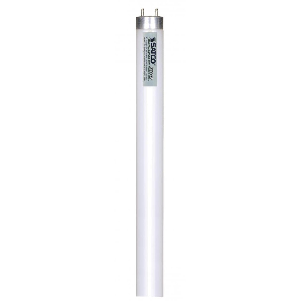 Satco S39976 15W T8 LED; Medium bi-pin Base; SALEABLE in California 25-Pack Replaces S29976