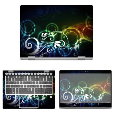 Decalrus - Protective Decal Rainbow Skin Sticker for HP EliteBook x360 830 G6 (13.3" Screen) case Cover wrap HPelitebk830_G6-120