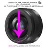 Lens Cap Center Pinch for Canon EOS 6D (77mm) + Lens Cap + Microfiber Cloth view 2