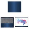 Decalrus - Protective Decal for MSI Prestige 14 A10SC (14" Screen) Laptop Blue Texture Brushed Aluminum Skin case Cover wrap BAmsiPrestige14_a10scBlue view 1