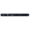 Lowell ACR-1507-SSI-FC PDU with 7 (15A) Outlets, Surge Suppression, Network Interface, Charging Ports (Front); AC Power Outlets: 7 Total (15A) NEMA Outlets, 1 Front, 6 Rear view 2