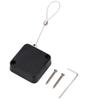 Loradar Retractable Cable Lock with Cable Tether Safety Strap, Wire Rope Safety Lock for Earphone and All Kinds of Exhibits Such As Glasses, Shoes, Key Box, Jewelry, Watches-2 Pack view 1