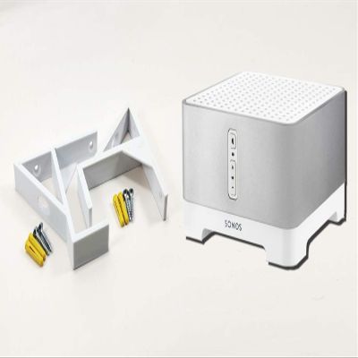 3D Cabin Wall Bracket Wall Mount Compatible with Sonos Connect Amp (ZP120) White
