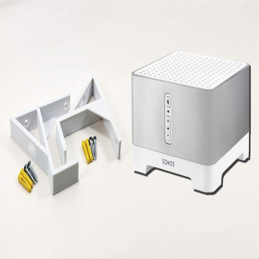 3D Cabin Wall Bracket Wall Mount Compatible with Sonos Connect Amp (ZP120) White