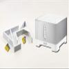 3D Cabin Wall Bracket Wall Mount Compatible with Sonos Connect Amp (ZP120) White view 1