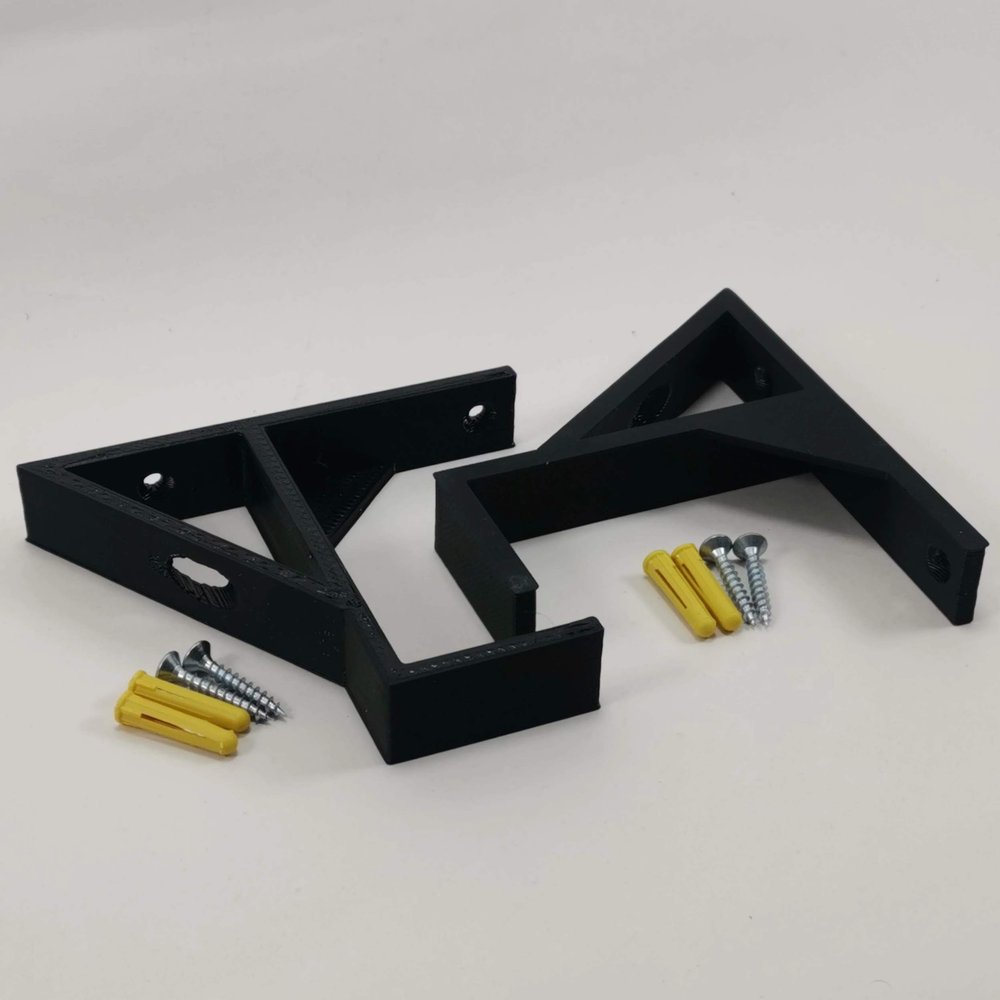 3D Cabin Wall Bracket Wall Mount Compatible with Sonos Connect Amp (ZP120) Black