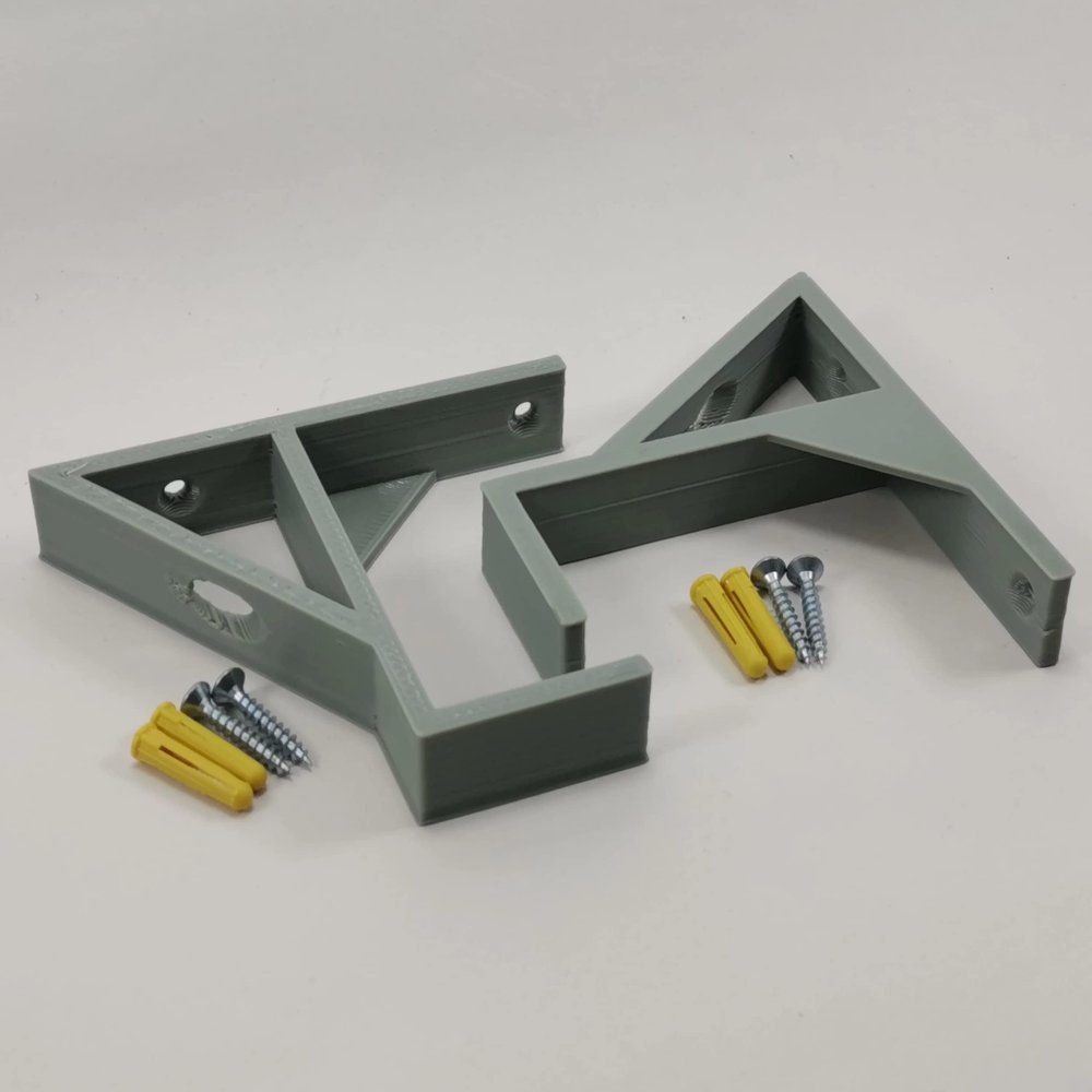 3D Cabin Wall Bracket Wall Mount Compatible with Sonos Connect Amp (ZP120) Grey