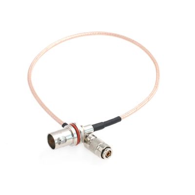HangTon DIN 1.0/2.3 to Female BNC HD 3G 1080p SDI Adapter Cable for Blackmagic Video Assist Hyperdeck 75 ohm (30cm, DIN 1.0/2.3 to Female BNC RG179)
