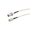 HangTon DIN 1.0/2.3 to Female BNC HD 3G 1080p SDI Adapter Cable for Blackmagic Video Assist Hyperdeck 75 ohm (30cm, DIN 1.0/2.3 to Female BNC RG179) view 2