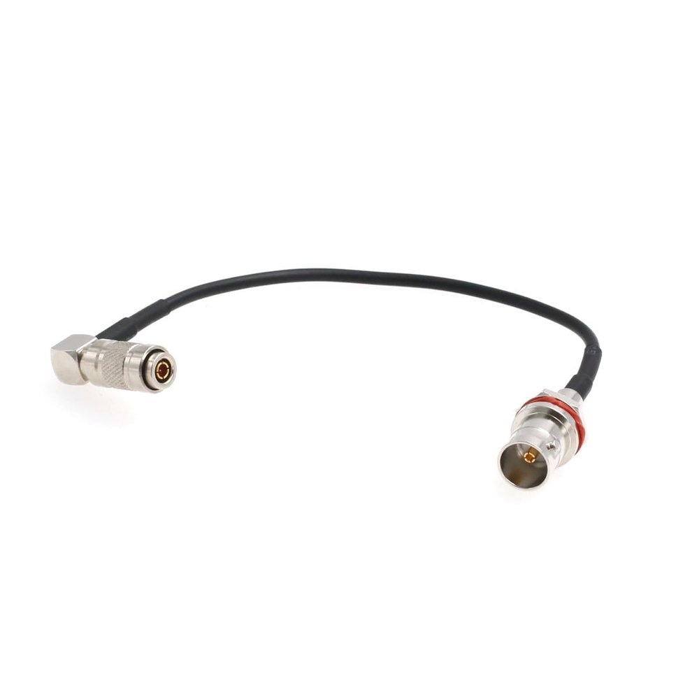 HangTon 3G HD SDI Adapter Cable, Bulkhead Female BNC to DIN 1.0/2.3 Mini BNC for Blackmagic Camera Monitor 30cm
