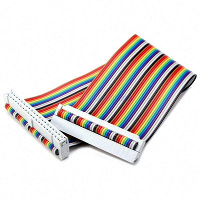 Newest 20cm 40 PIN 40PIN Way GPIO Rainbow Ribbon Cable for Raspberry Pi Model B/Model B+