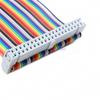 Newest 20cm 40 PIN 40PIN Way GPIO Rainbow Ribbon Cable for Raspberry Pi Model B/Model B+ view 2