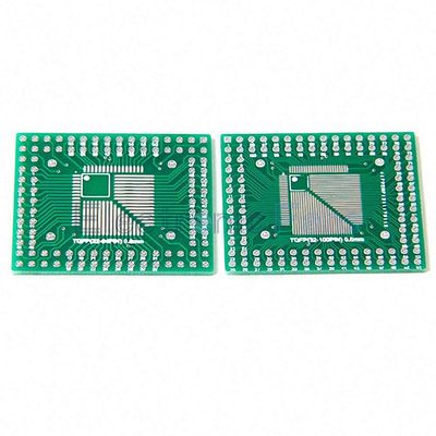 2Pcs QFP/TQFP/LQFP/FQFP 32/44/64/80/100 to DIP Adapter PCB Board Converter