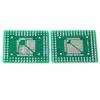 2Pcs QFP/TQFP/LQFP/FQFP 32/44/64/80/100 to DIP Adapter PCB Board Converter view 1