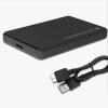 ASHATA 2.5 Inch Enclosure, Portable Hard Drive Case with USB 3.0 for Laptop Drive SSD, Support 2.5 Inch for SATA/ for SATA 2/ for SATA 3 and SSD Solid State Drive (Black) view 1