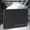 ASHATA 2.5 Inch Enclosure, Portable Hard Drive Case with USB 3.0 for Laptop Drive SSD, Support 2.5 Inch for SATA/ for SATA 2/ for SATA 3 and SSD Solid State Drive (Black) view 4