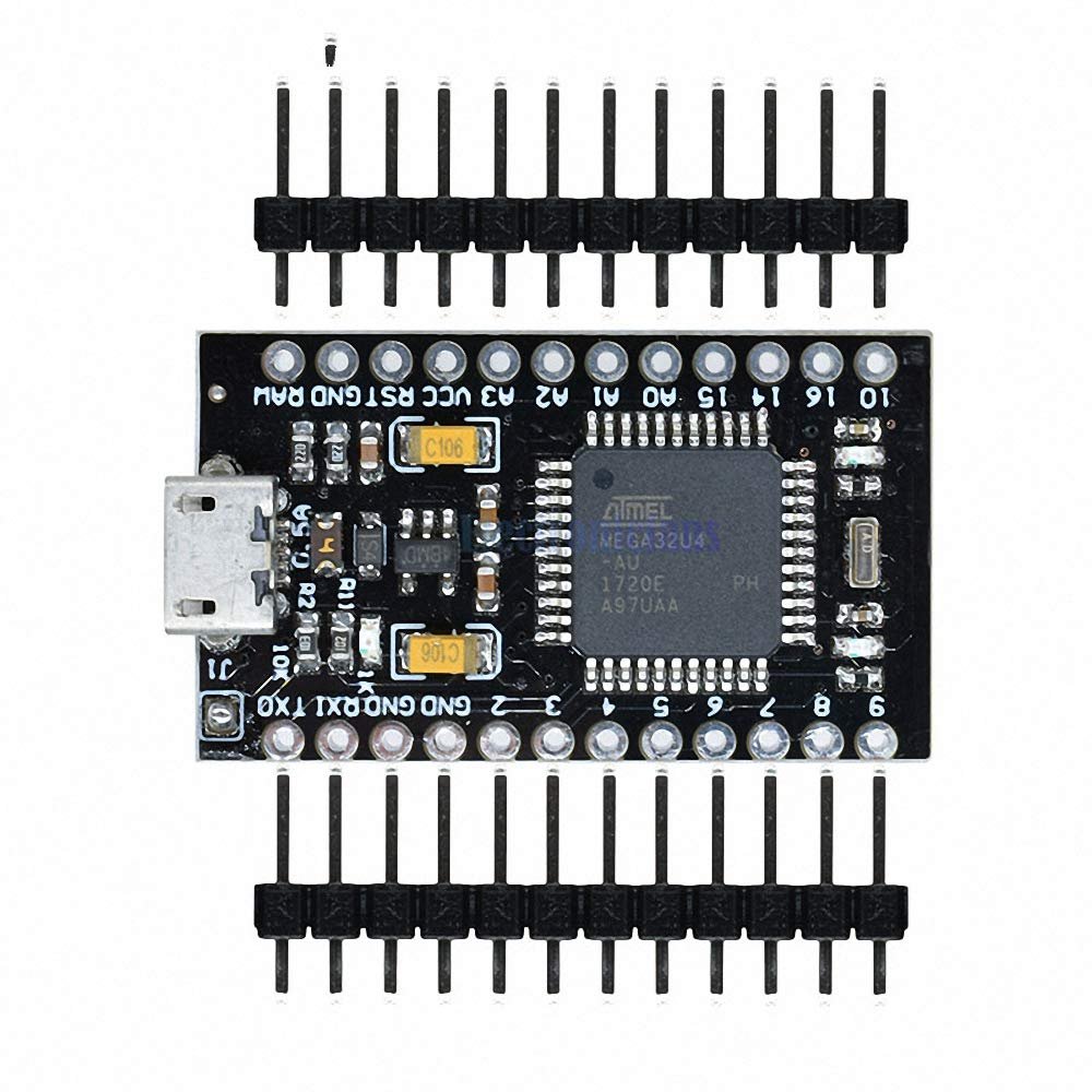 ATmega32U4 Mega32U4 5V 16MHz Module Pro Micro USB Controller Board for Arduino Nano Mini Leonardo ATMEGA32U4-AU with Bootloader