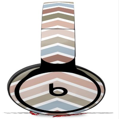 Skin Decal Wrap Compatible with Original Beats Solo Pro Headphones - Zig Zag Colors 03 Skin - Headphones NOT Included