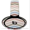 Skin Decal Wrap Compatible with Original Beats Solo Pro Headphones - Zig Zag Colors 03 Skin - Headphones NOT Included view 1