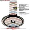 Skin Decal Wrap Compatible with Original Beats Solo Pro Headphones - Zig Zag Colors 03 Skin - Headphones NOT Included view 2