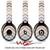 Skin Decal Wrap Compatible with Original Beats Solo Pro Headphones - Zig Zag Colors 03 Skin - Headphones NOT Included view 3