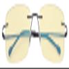 CessBlu Blue Light Blocking Glasses for Men Reading Computer Anti Glare UV Eyeglasses Flexible Rimless Yellow Filter (Black)+1.25 view 1