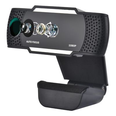 Auto Focus Full HD Webcam 1080P Auto-Light Balance- Pro Web Camera With Dual Digital Microphone USB Computer Webcam For PC Laptop Desktop MAC Video Calling Made For Meetings And Works For Streaming